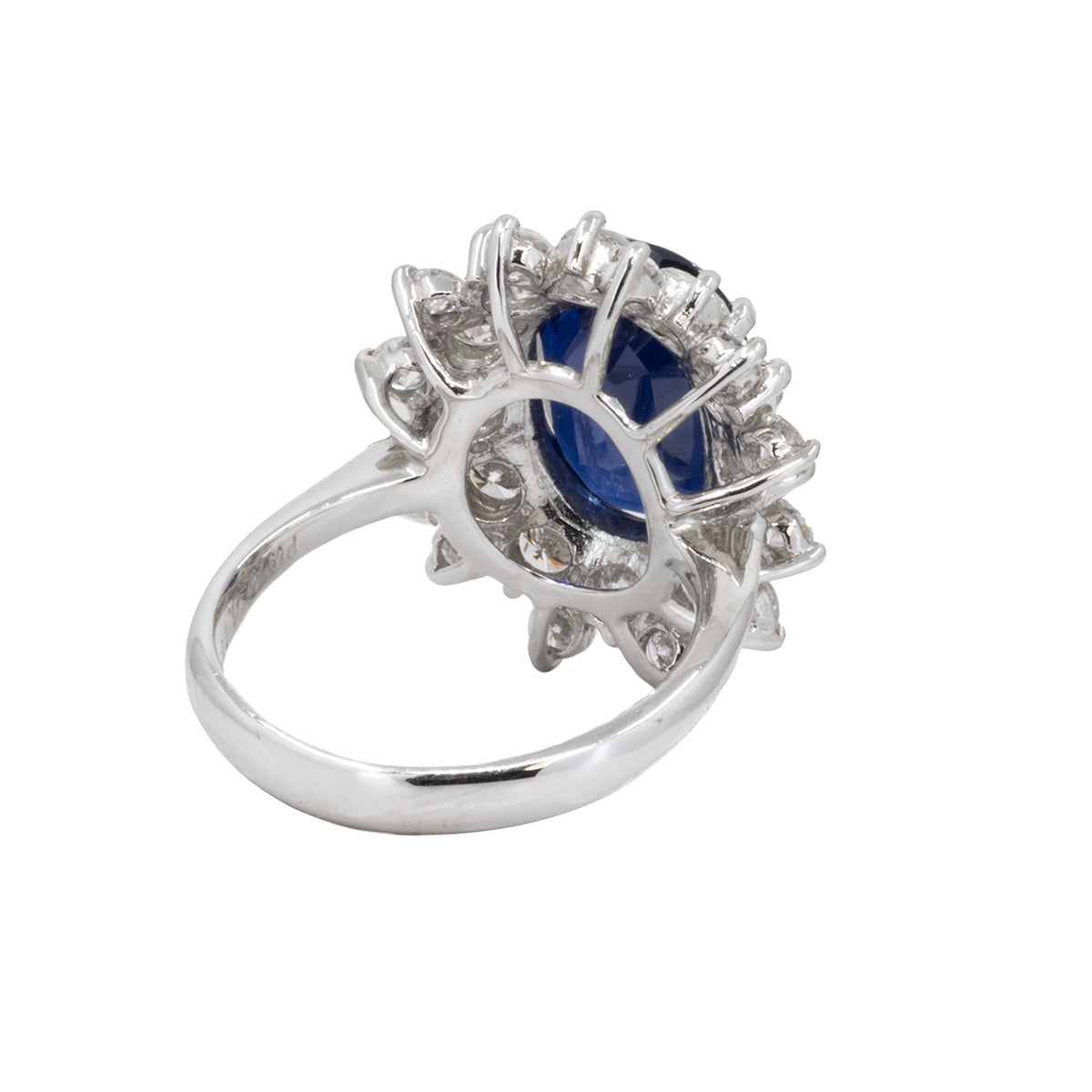 Platinum Sapphire Ring