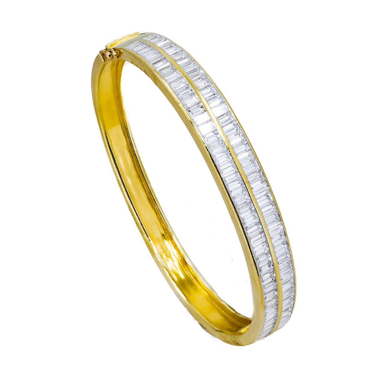 18k Diamond Bangle