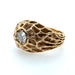 14k Vintage Hand Made Diamond Ring
