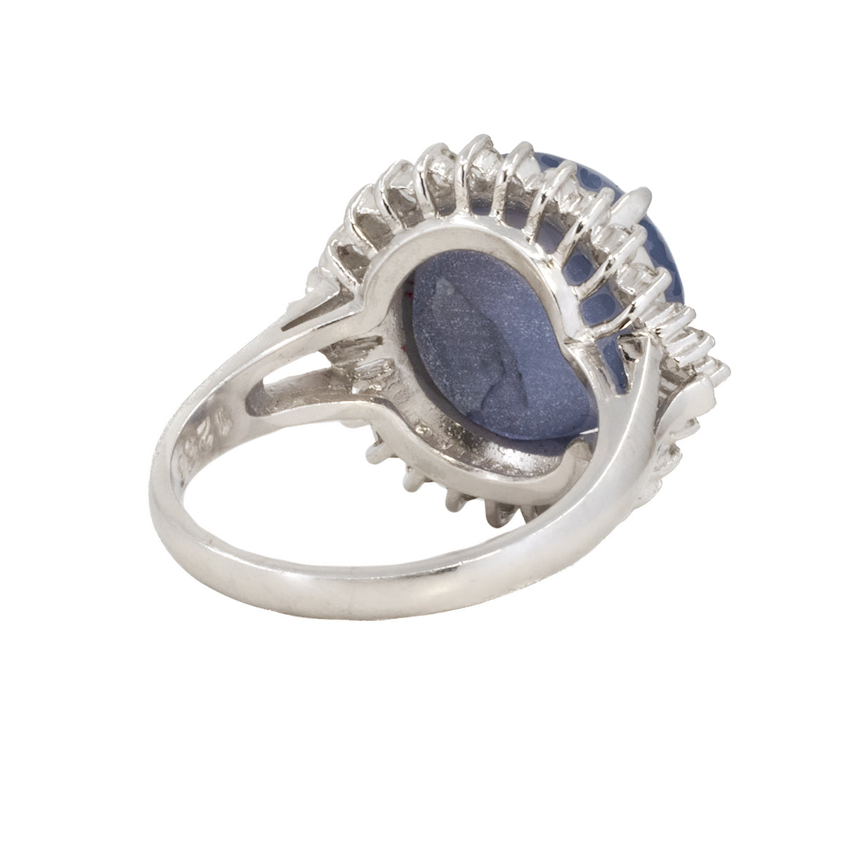 Platinum Star Sapphire Ring