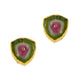 Watermelon Tourmaline Earrings