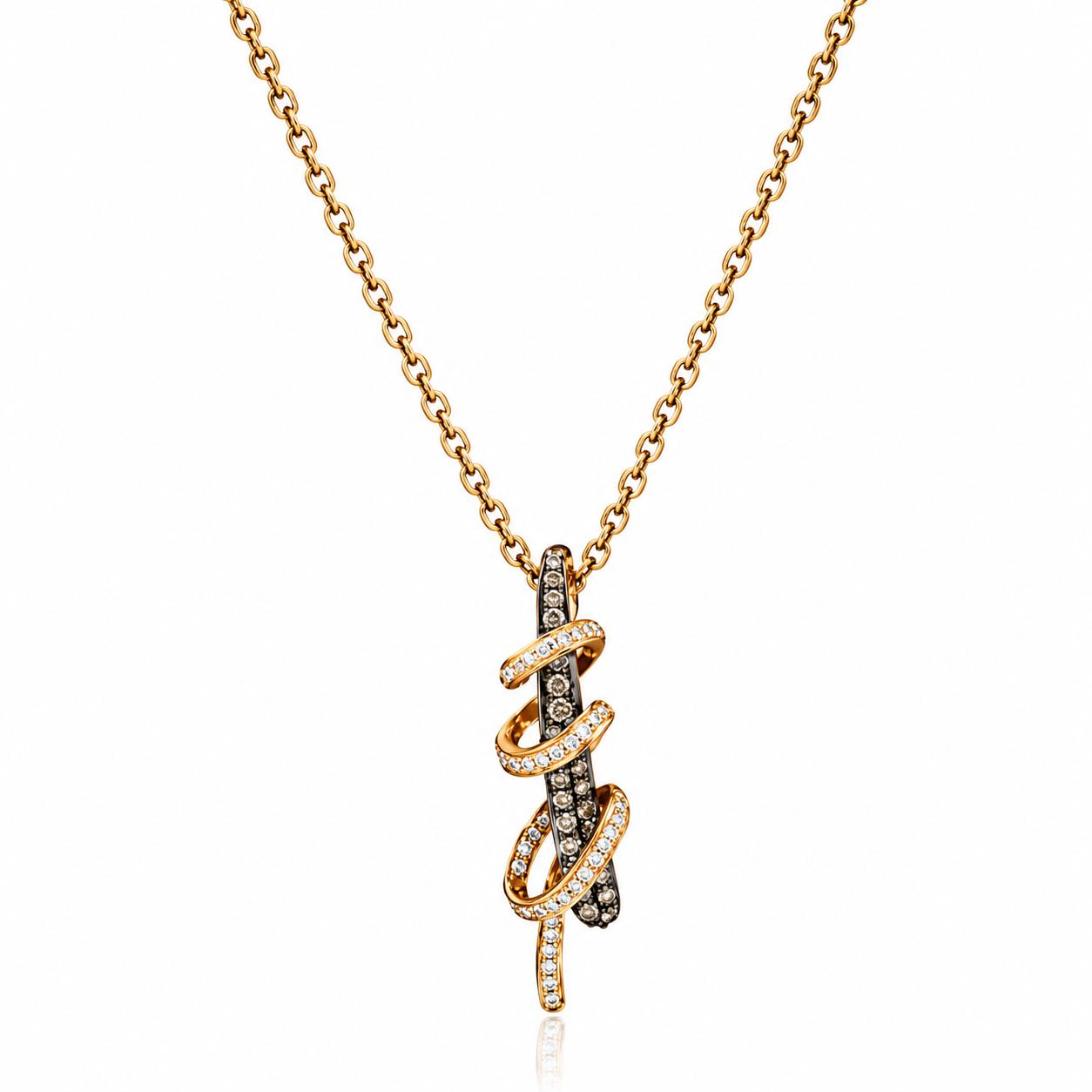 Levian Rose Gold Diamond Pendant