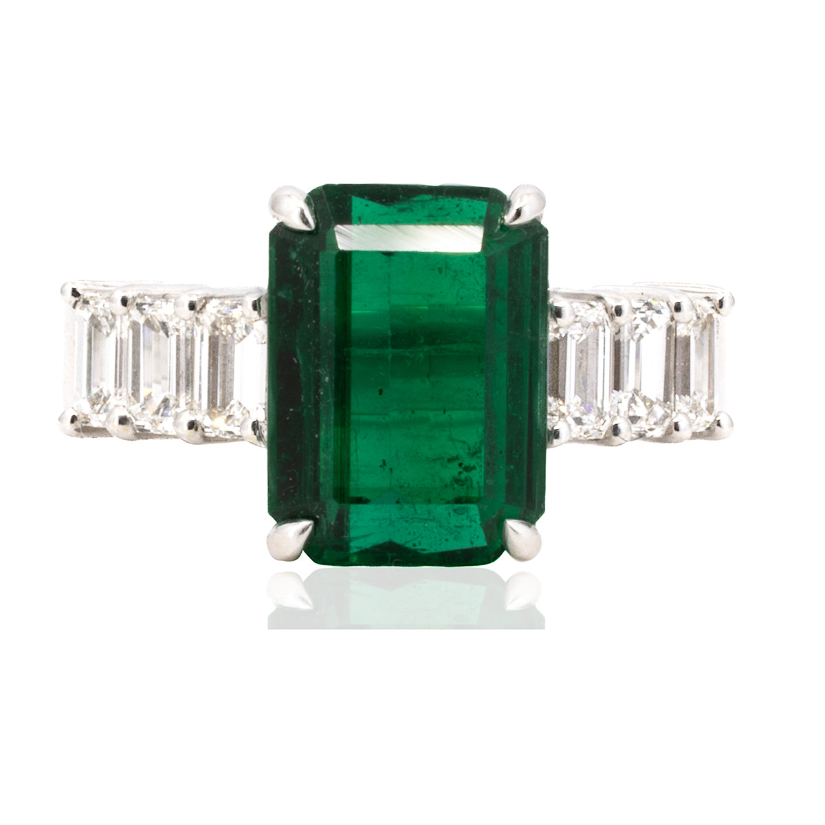 18k Emerald Ring