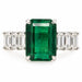 18k Emerald Ring