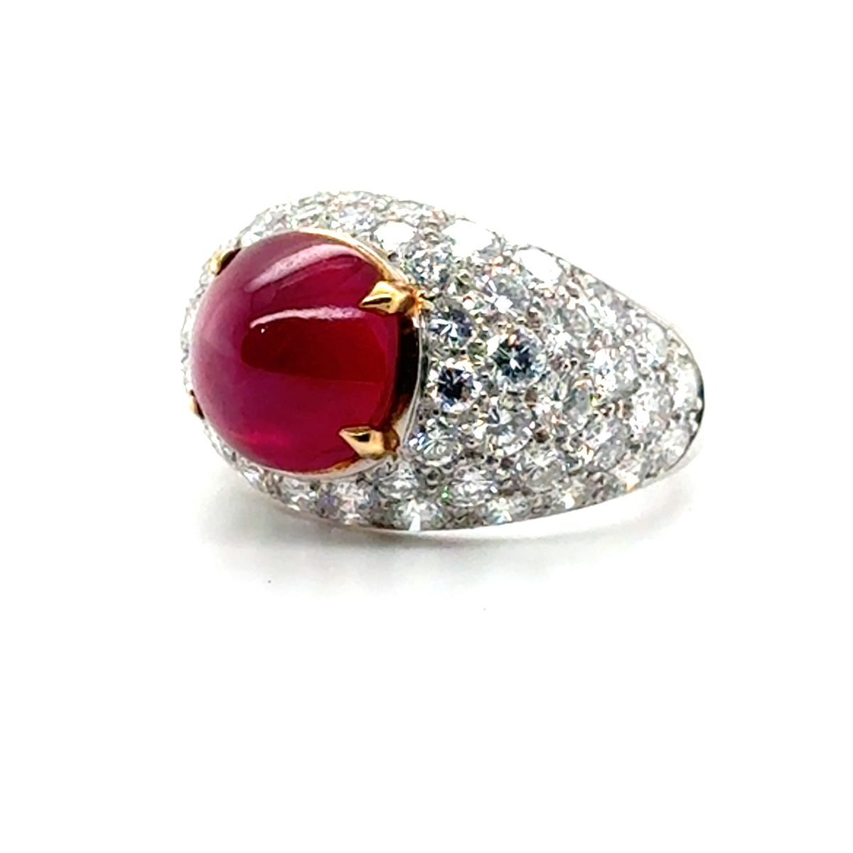 8.61 Carat Burma Ruby Ring