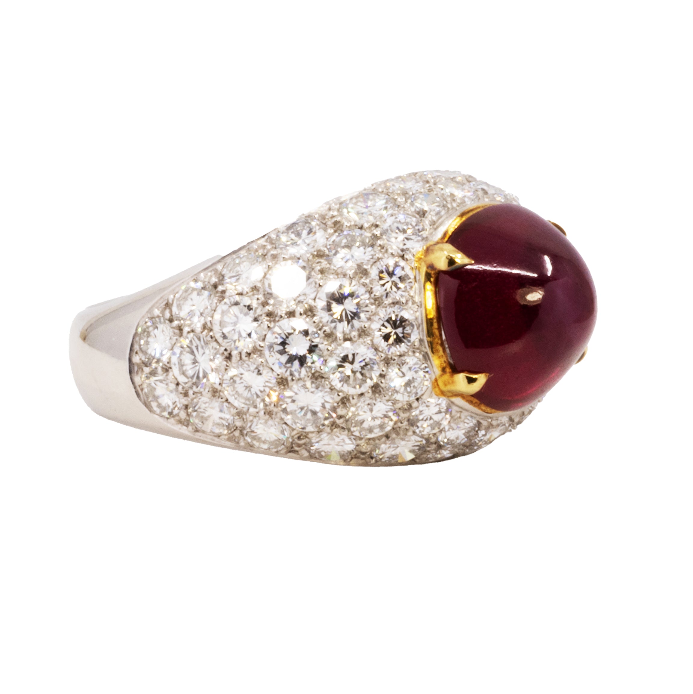 8.61 Carat Burma Ruby Ring