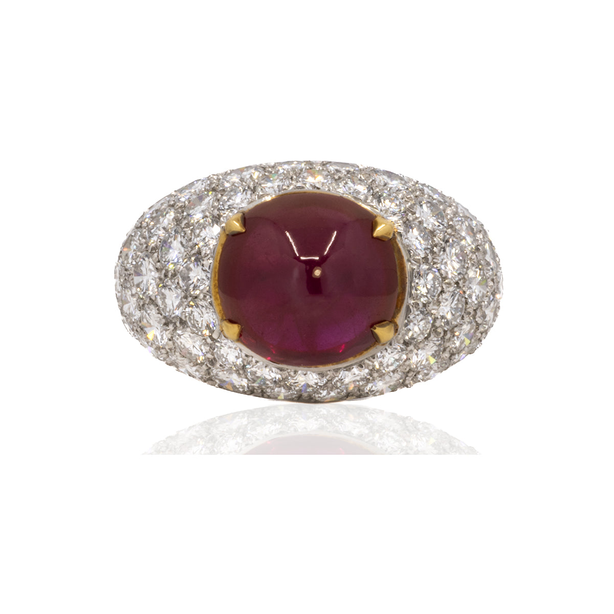 8.61 Carat Burma Ruby Ring