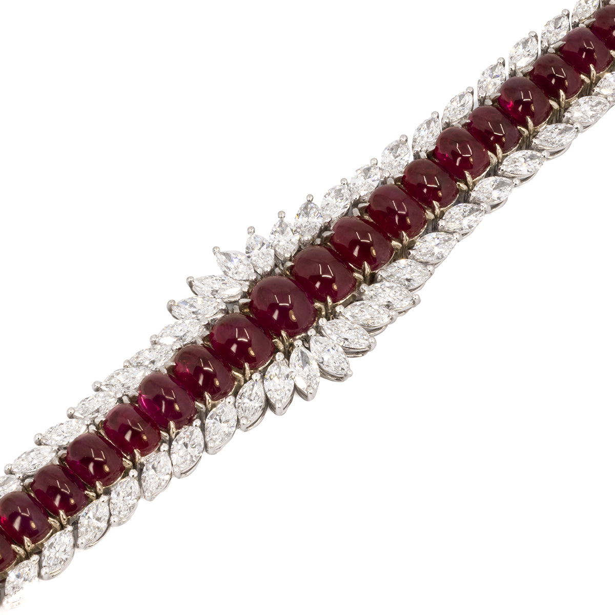 1950's Burma Ruby Bracelet