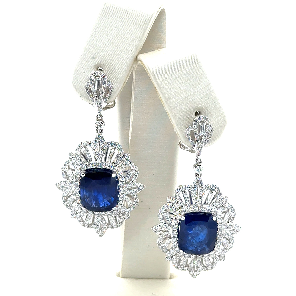 18k Sapphire Earrings