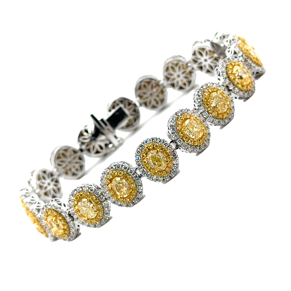 18k Yellow Diamond Bracelet