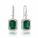18k Emerald Earrings