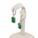 18k Emerald Earrings