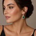18k Emerald Earrings