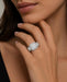 4.04 Princess Cut J VS2 GIA Ring