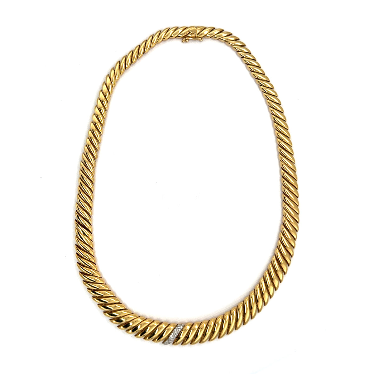 18k Italian Fleaxable Necklace