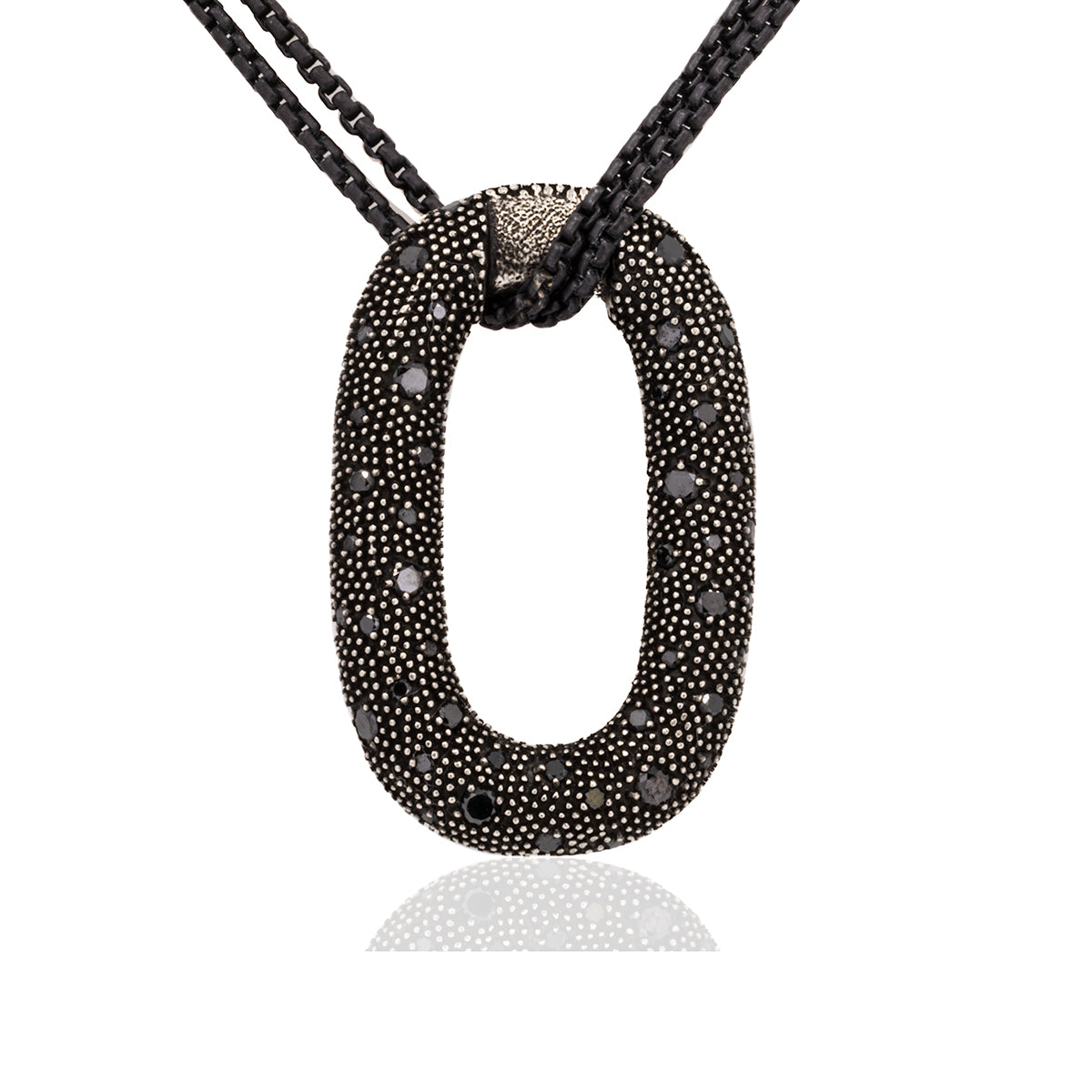 David Yurman Blackened Necklace