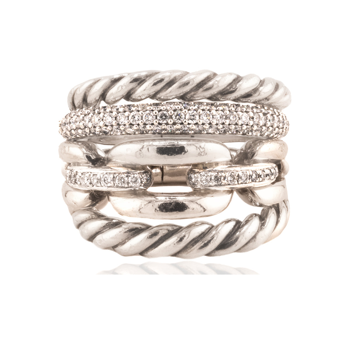 David Yurman 4 band Ring