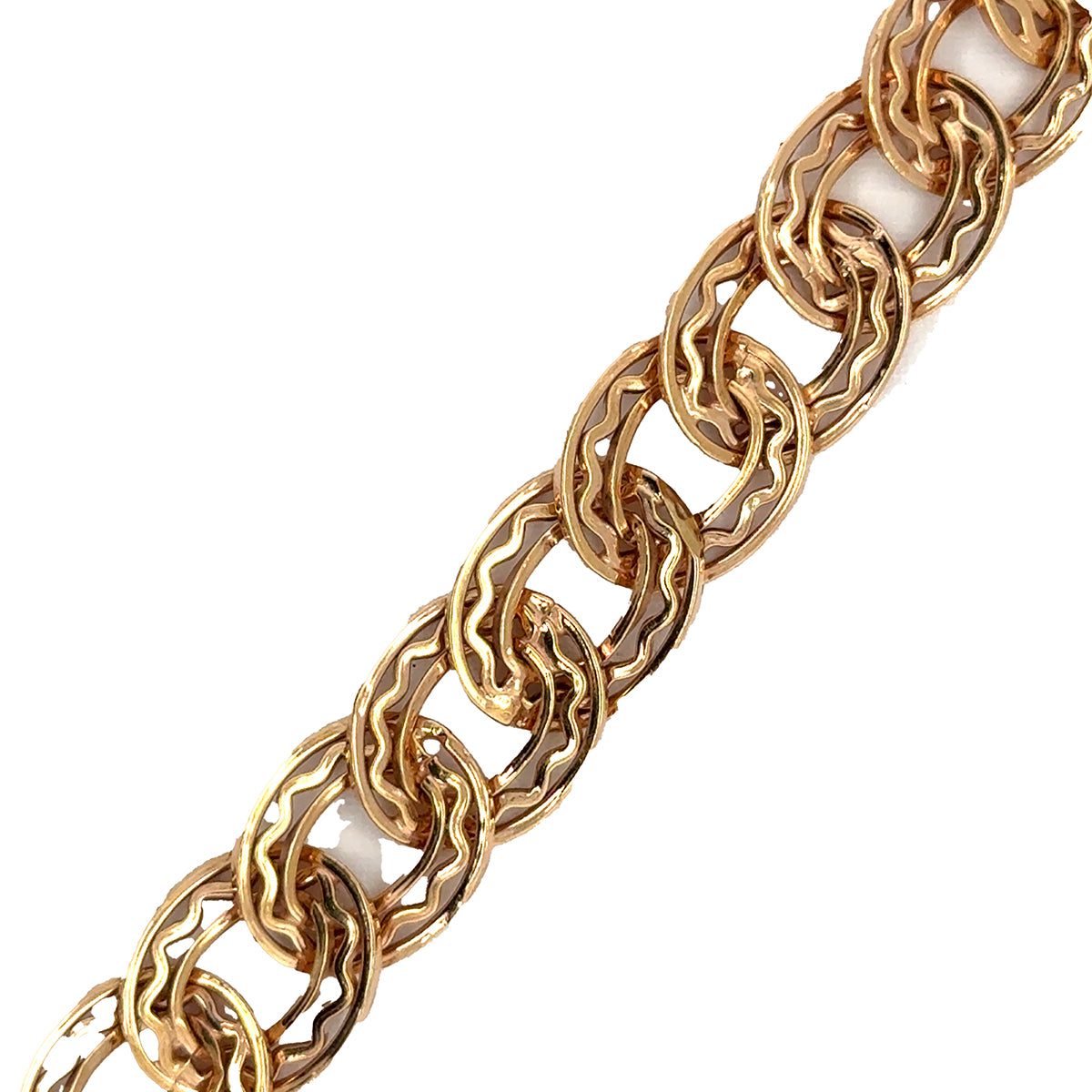 Rpse Gold Link Bracelet