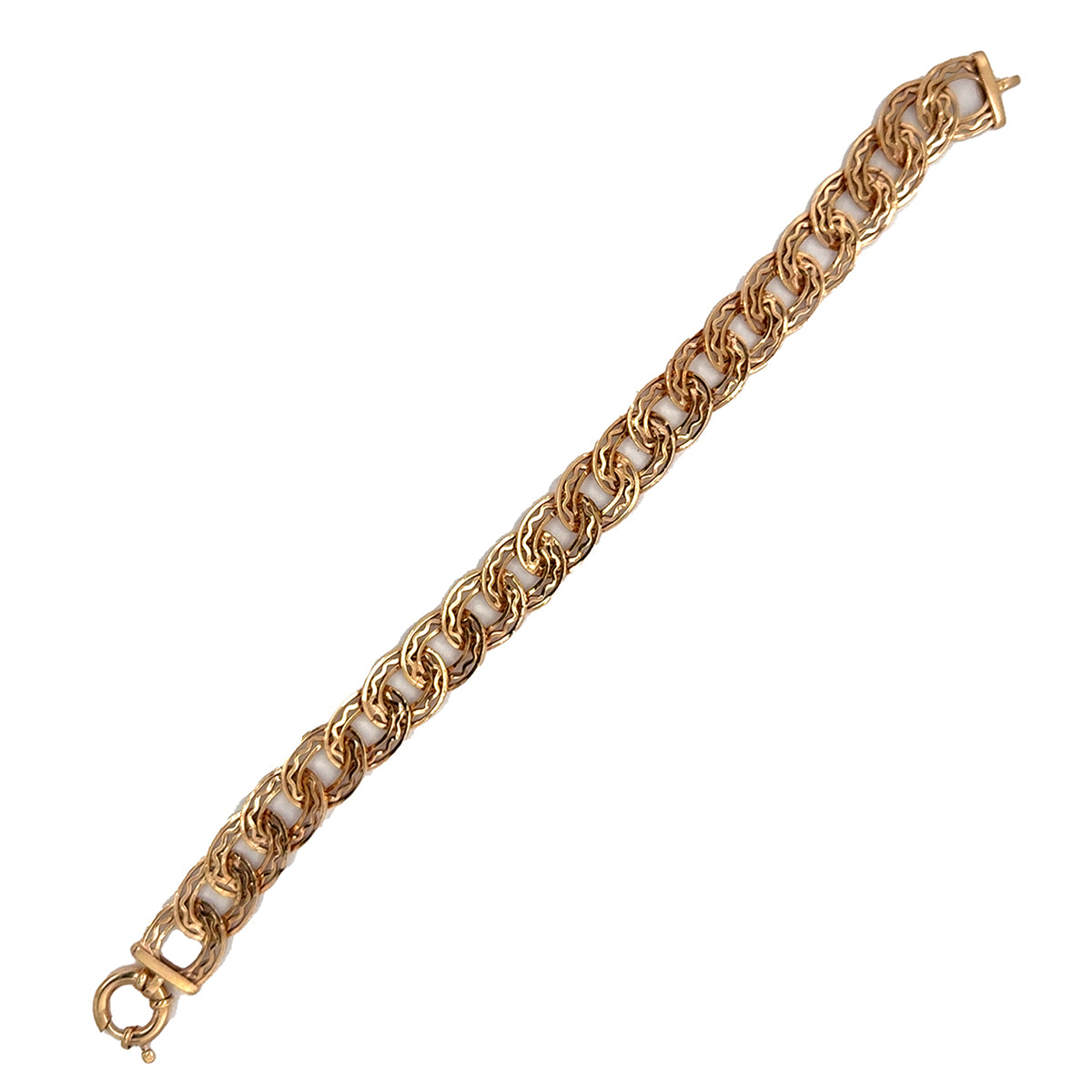 Rpse Gold Link Bracelet