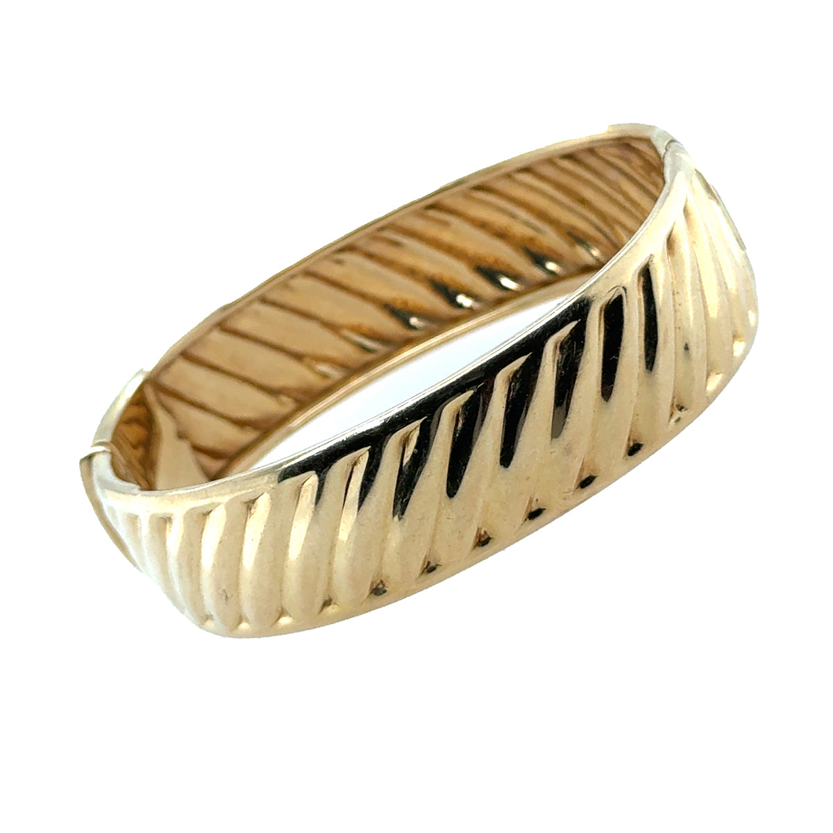 14k Italian Hinged Bangle