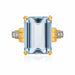 Retro Period Aquamarine Ring