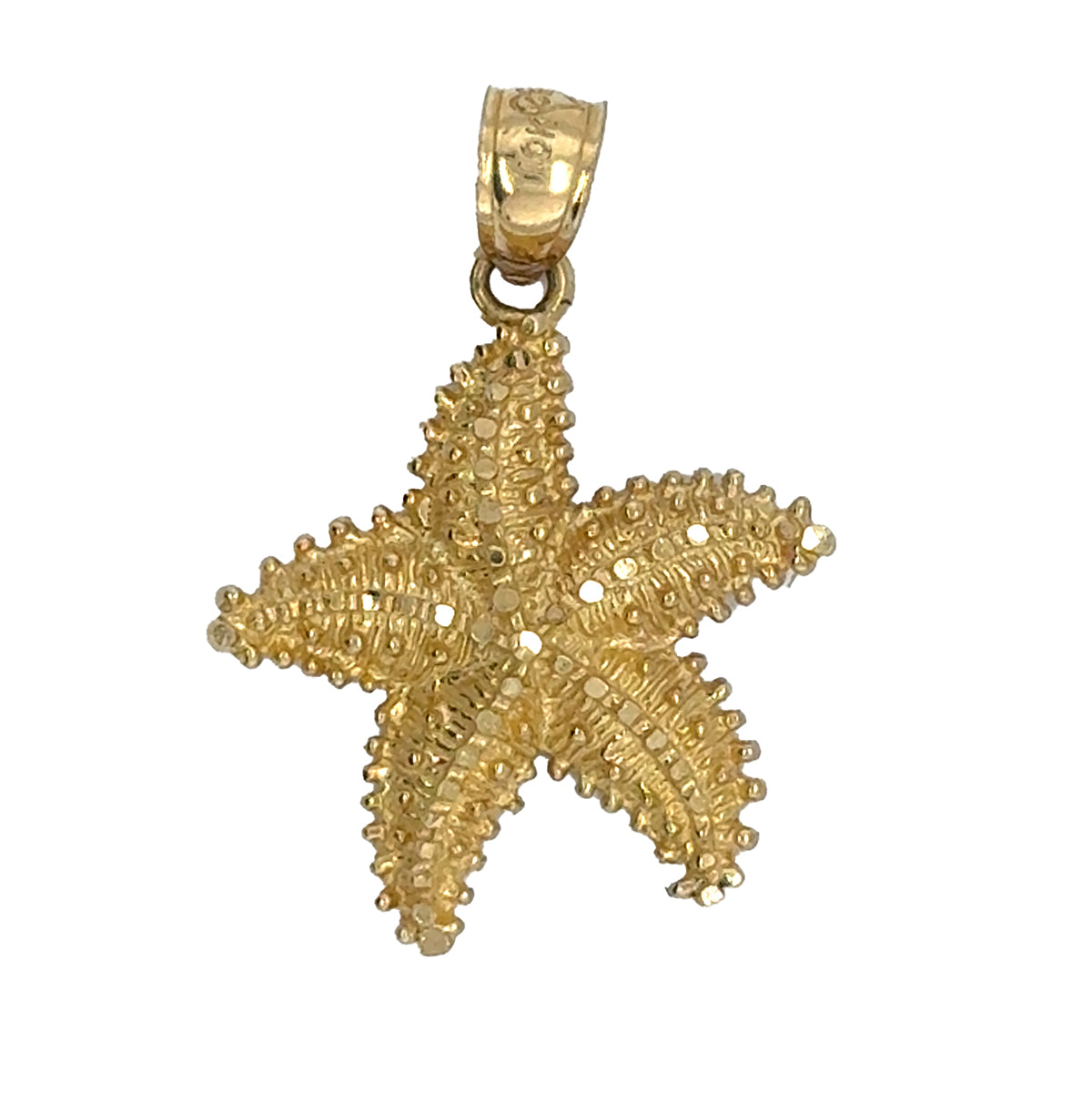 14k Starfish Pendant