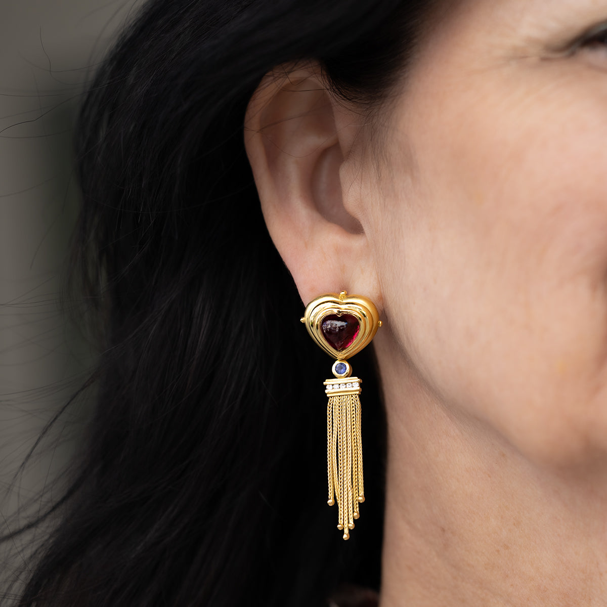 Seidengang Rubellite Earrings