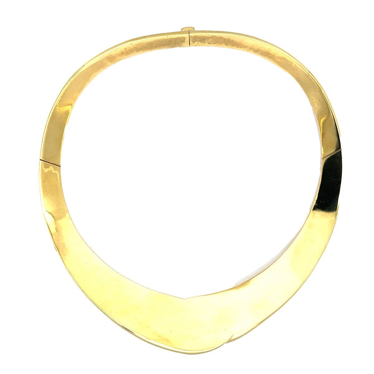 18k Gold Collar Necklace