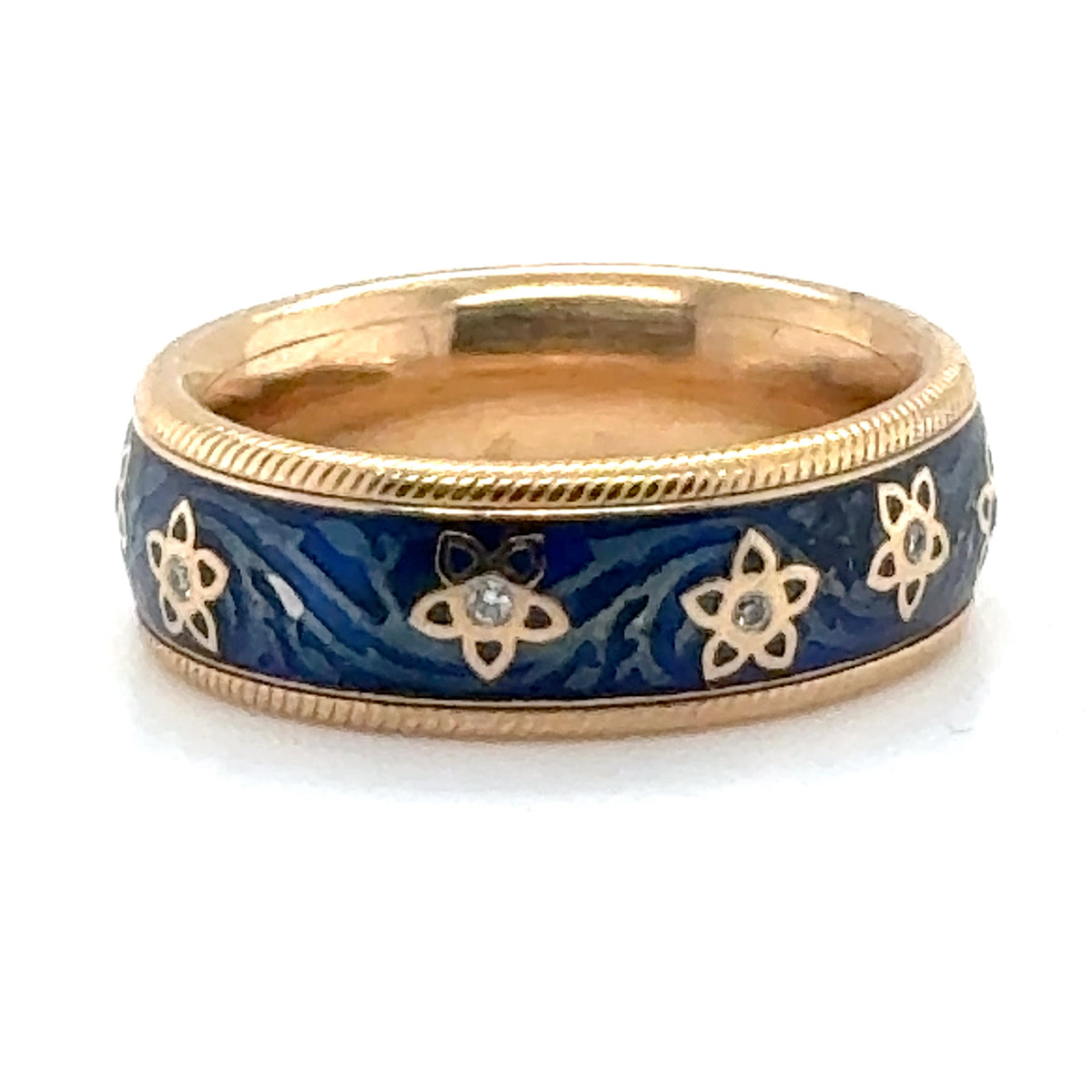 Wellendorff Enamel Spinning Flower Ring