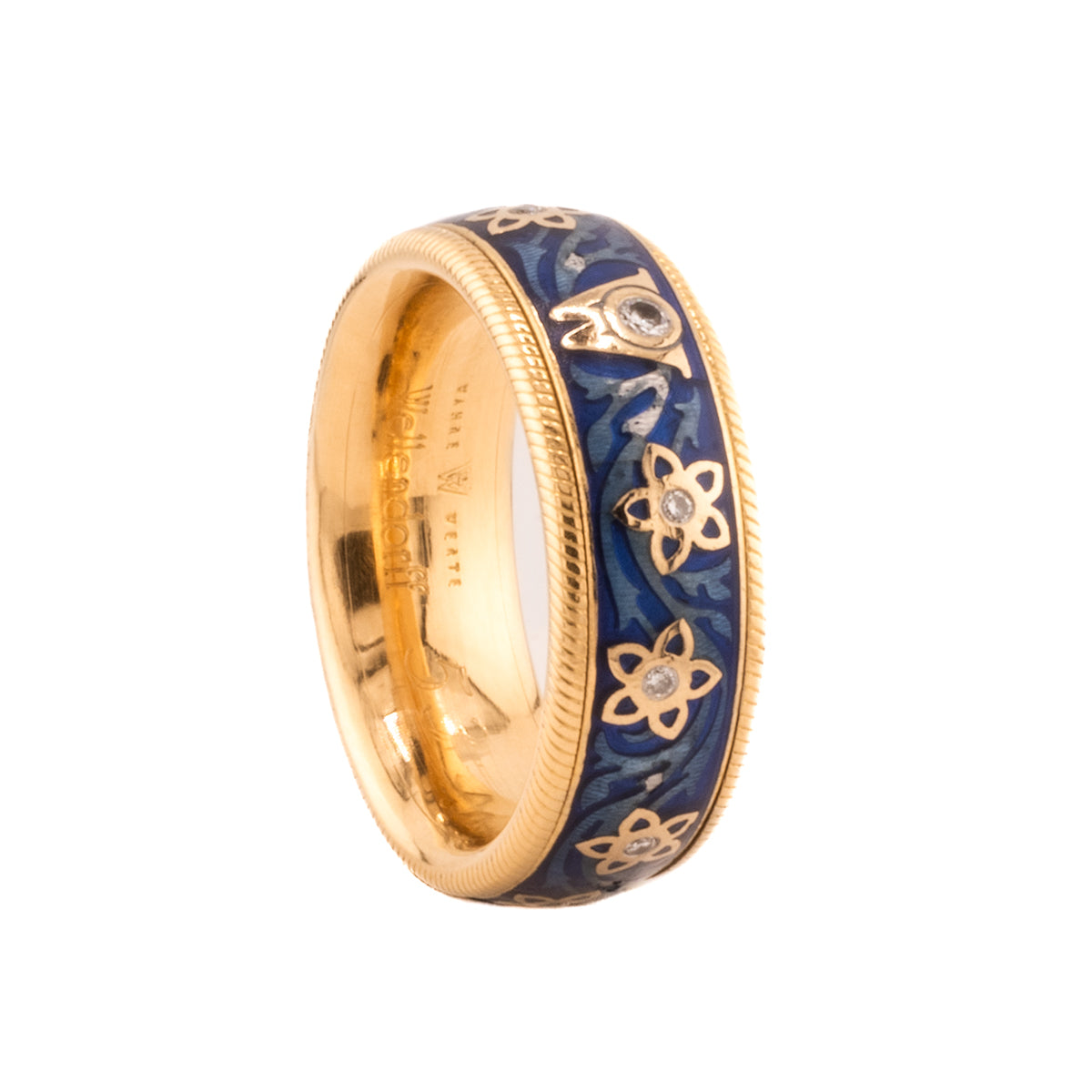 Wellendorff Enamel Spinning Flower Ring