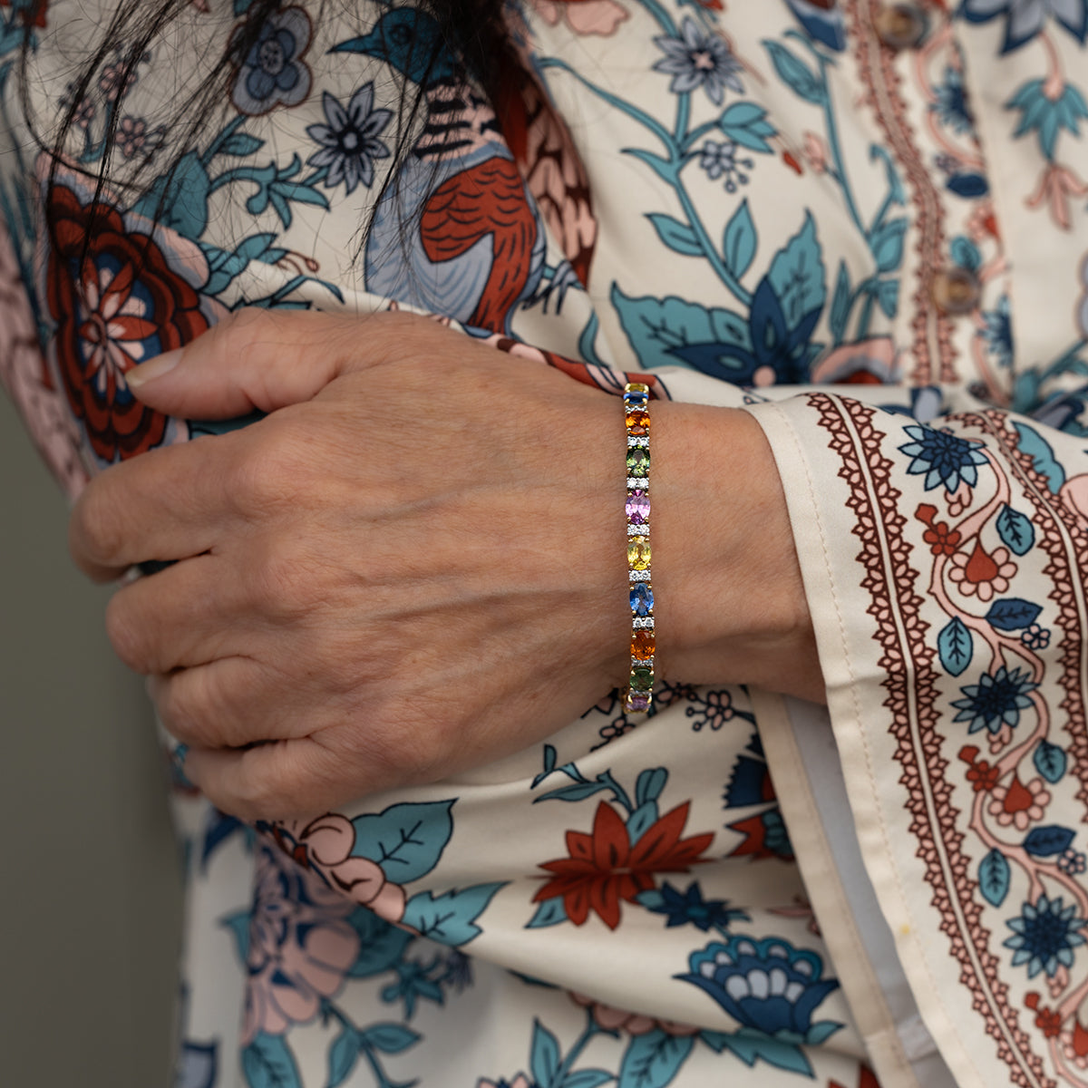18k Fancy Sapphire Bracelet