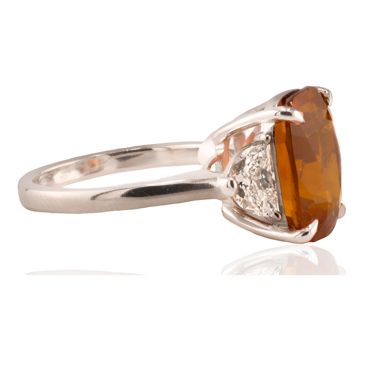 Platinum Gold Sapphire Ring