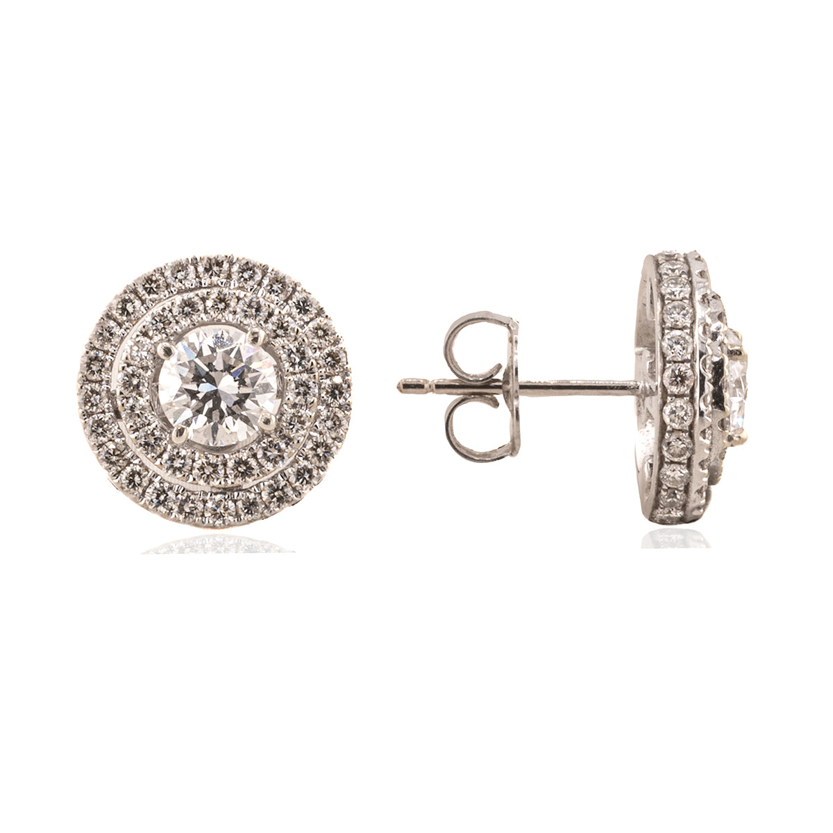 18k Diamond Earrings