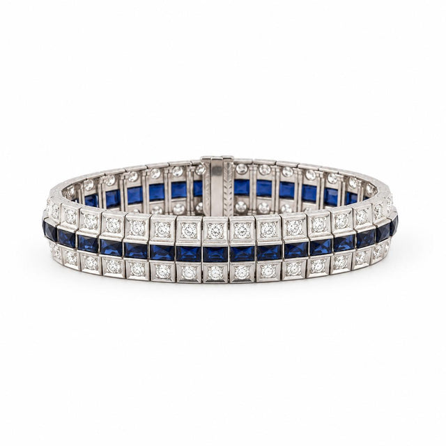 Platinum Art Deco Period Braclet