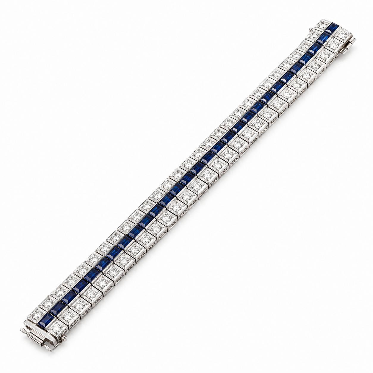 Platinum Art Deco Period Braclet
