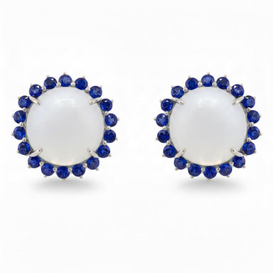 Oscar Heyman Cats Eye Moonstone Earrings