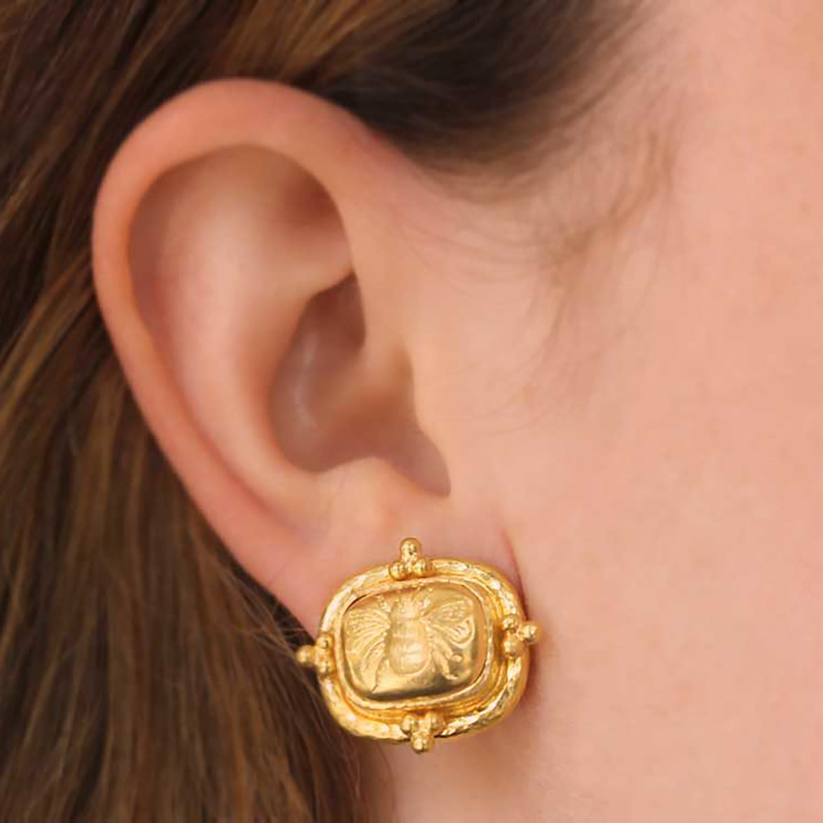 Elizabeth Locke "Fat Bee" Earrings