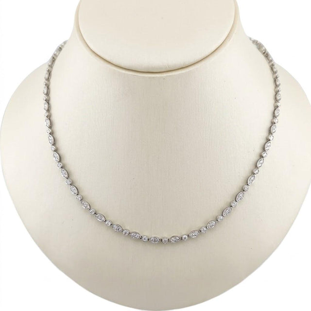Tiffany & Co "Swing Jazz" Platinum 18" Necklace