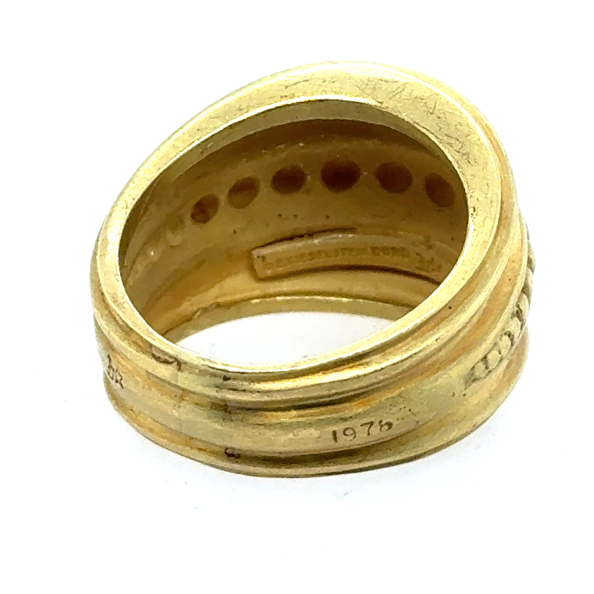 Kieselsteine Cord 18k Etruscan Style Ring