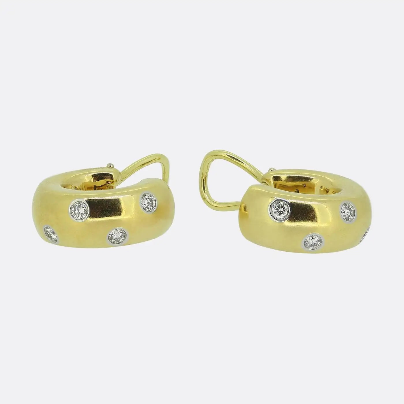 TIFFANY & Co. Etoile Hoop Earrings