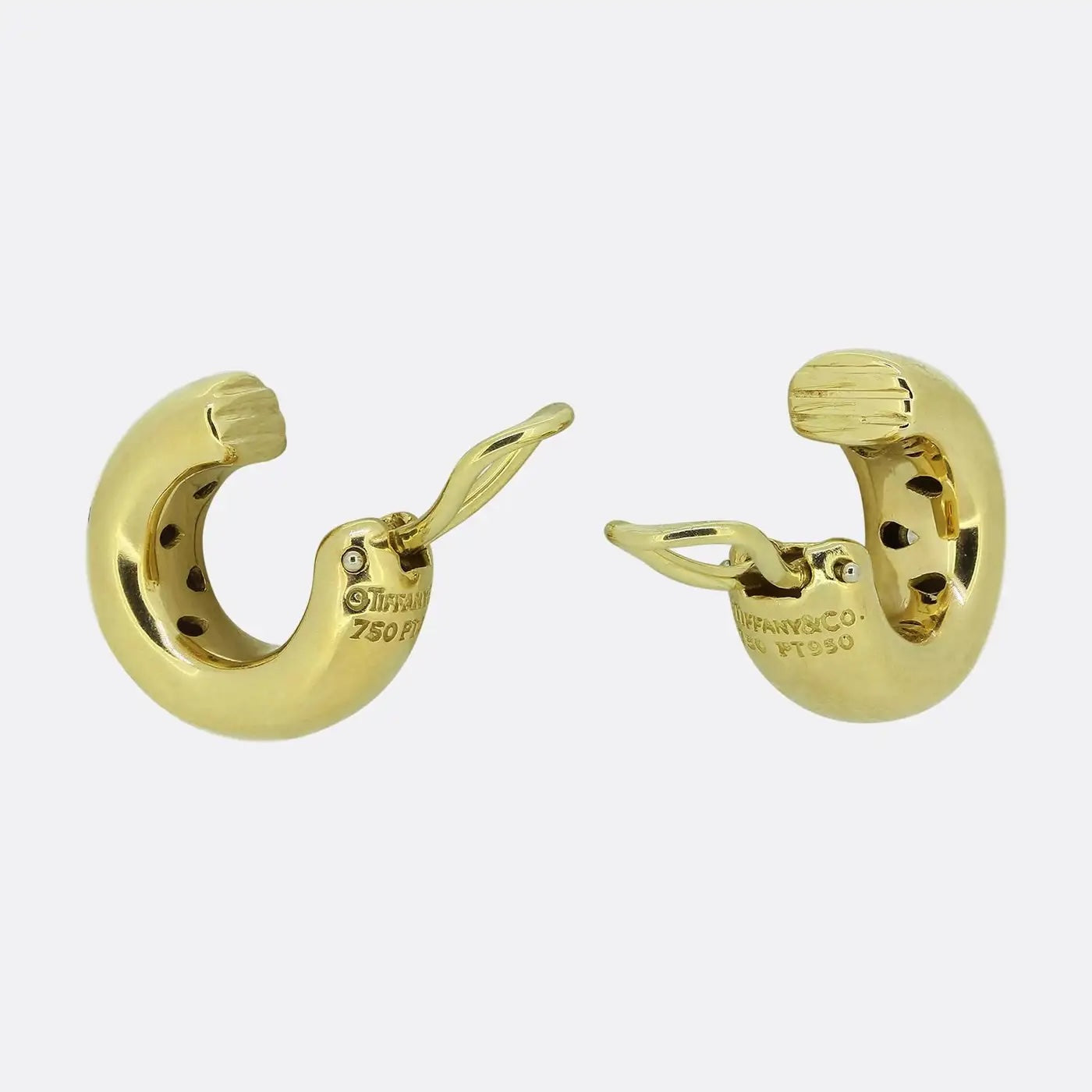 TIFFANY & Co. Etoile Hoop Earrings