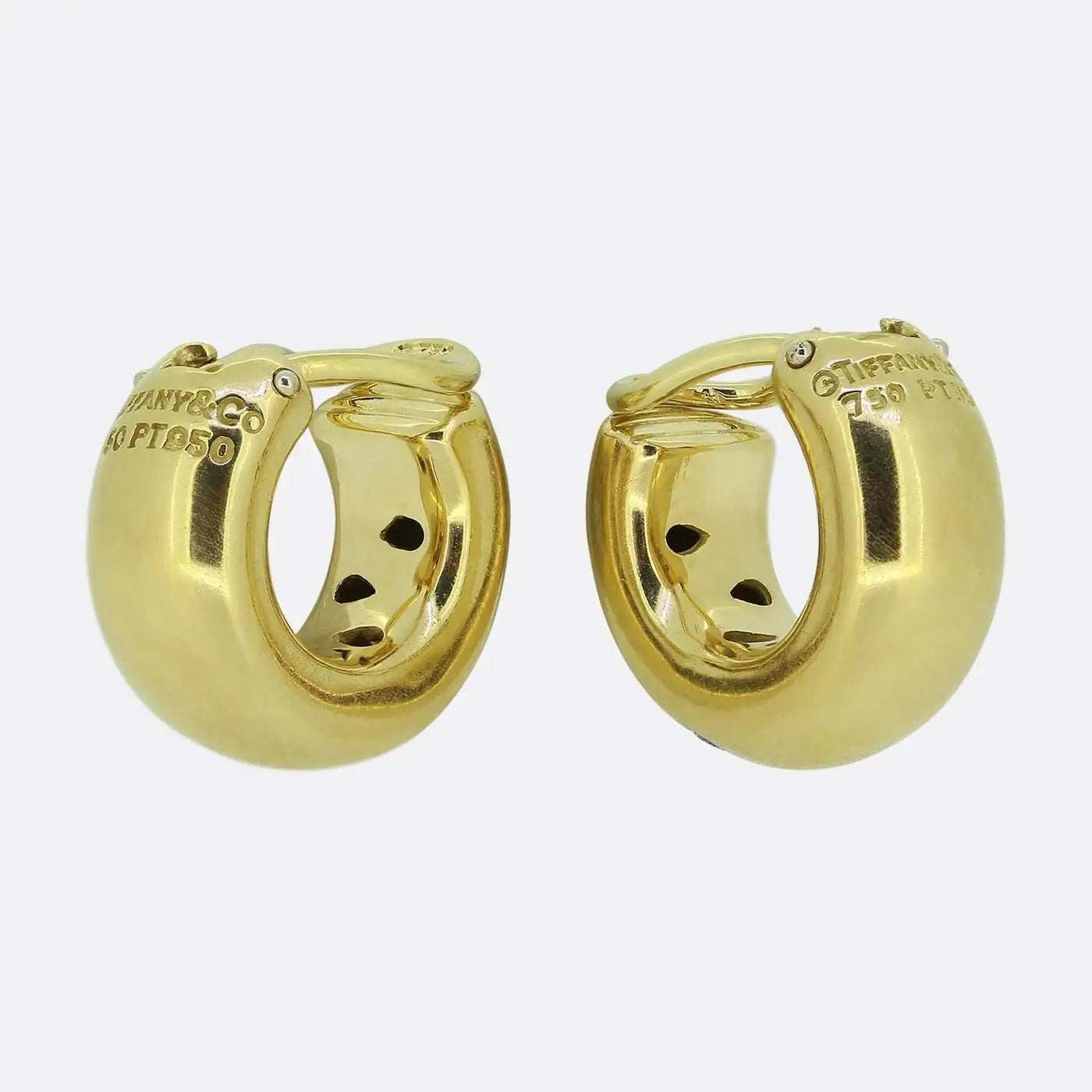TIFFANY & Co. Etoile Hoop Earrings