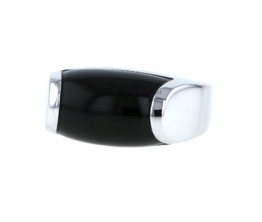 Bulgari 18k Tronchetto Onyx Ring