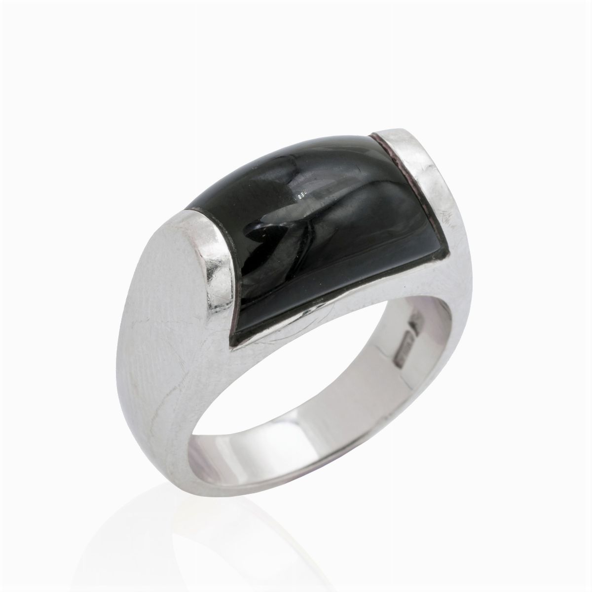 Bulgari 18k Tronchetto Onyx Ring