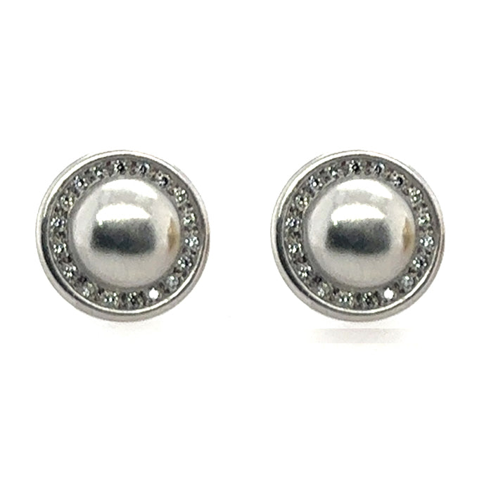 Kieselsteine Cord Platinum Earrings