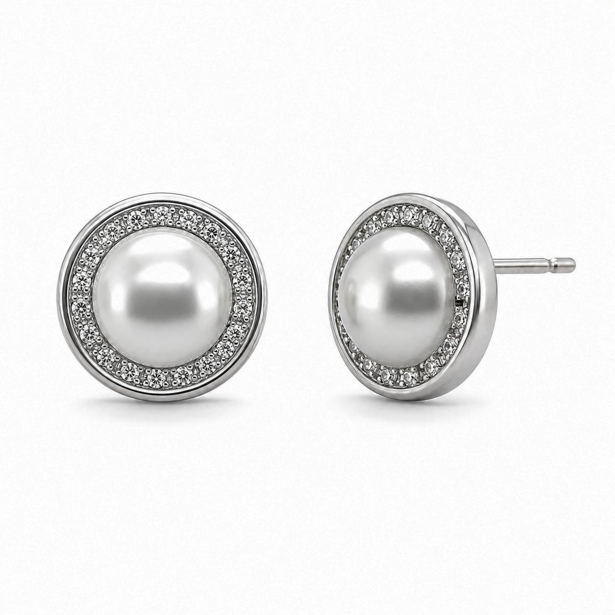 Kieselsteine Cord Platinum Earrings
