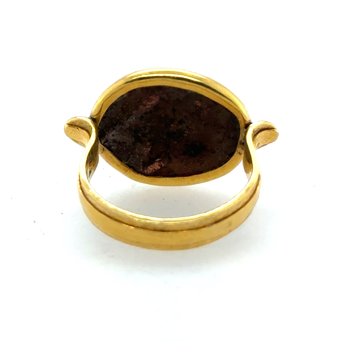 18k Ancient Coin Ring