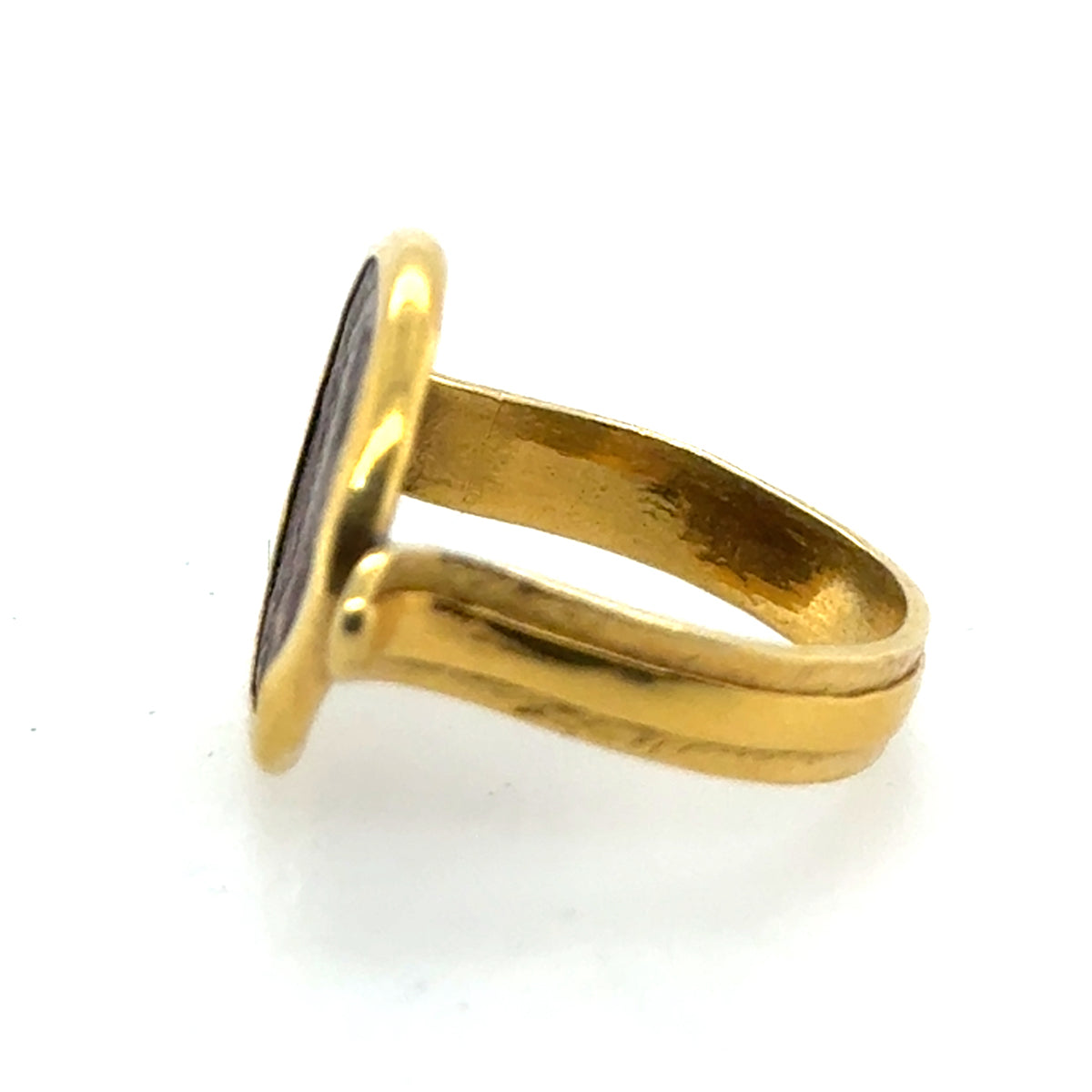 18k Ancient Coin Ring