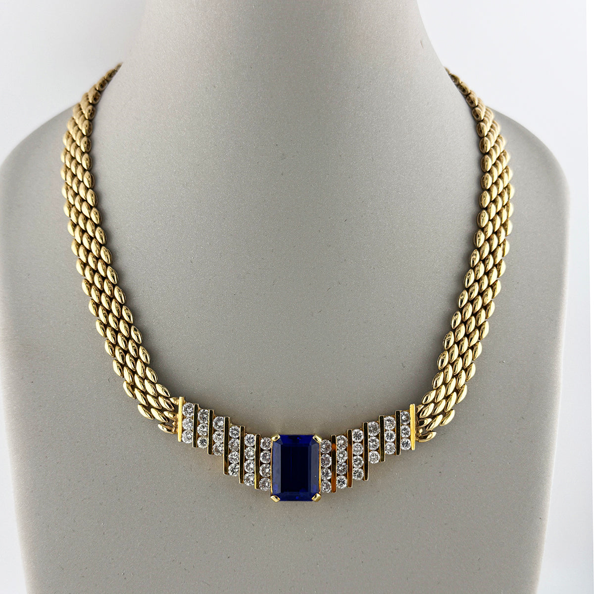 14k Tanzanite Necklace