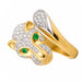 18k Panther Ring